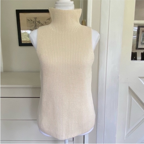 Theory Plaited Stripe Shell Paper Sweater - Picture 6 of 15